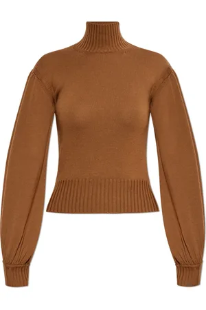 Max Mara Dames, Truien, Bruin, Maat: XL Wol