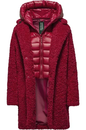 Bomboogie Dames, Mantels, Rood, Maat: S Fleece