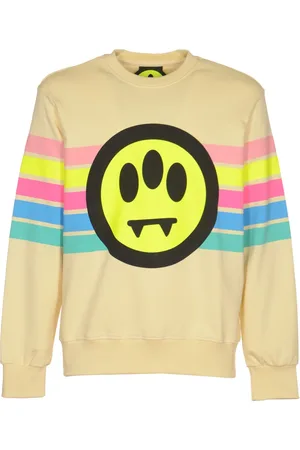 BARROW Heren, Sweatshirts & Hoodies, Geel, Maat: S Katoen