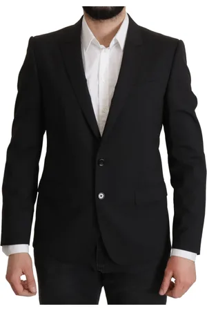Dolce & Gabbana Heren, Pakken, Zwart, Maat: L Wol