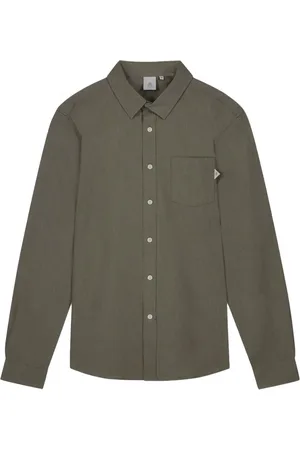 Law Of The Sea Heren, Overhemden, Groen, Maat: M Viscose