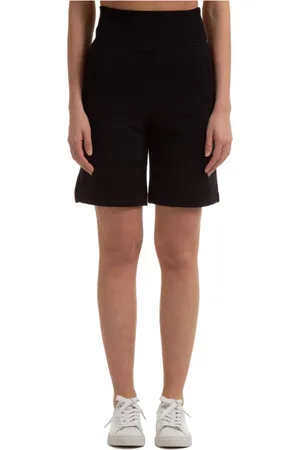 Alberta Ferretti Dames, Korte broeken, Zwart, Maat: 2XS Katoen