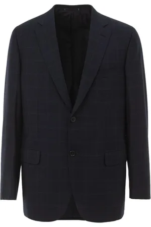 BRIONI Heren, Pakken, Blauw, Maat: L Wol