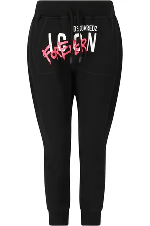 Dsquared2 Dames, Broeken, Zwart, Maat: XS Katoen