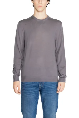 Armani Exchange Heren, Truien, Grijs, Maat: 2XL Wol