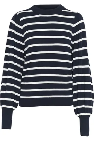 Kaffe Dames, Truien, Blauw, Maat: XS Nylon