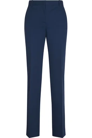 Alberta Ferretti Dames, Broeken, Blauw, Maat: M