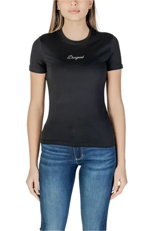 Desigual Dames, Tops, Zwart, Maat: S Katoen