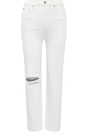 RE/DONE Dames, Jeans, Wit, Maat: W28