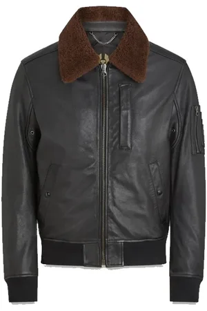 Belstaff Heren, Jassen, Zwart, Maat: 2XL Leer