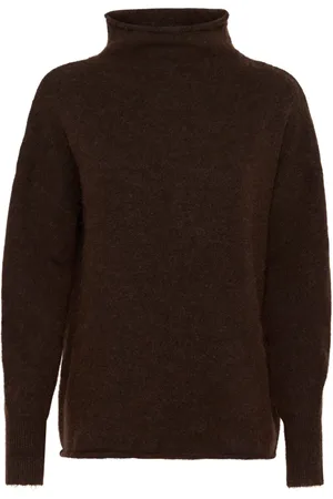 Soaked in Luxury Dames, Truien, Bruin, Maat: M Wol