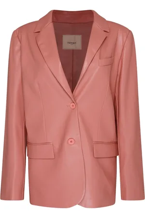 Twin-Set Dames, Jassen, Roze, Maat: 2XL Poliester