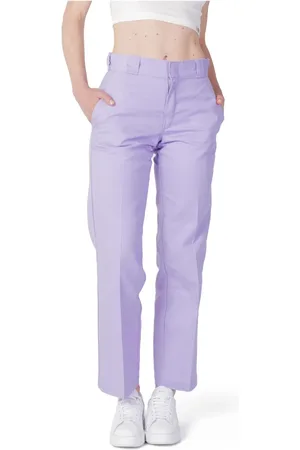 Dickies Dames, Broeken, Paars, Maat: W29 L30 Katoen