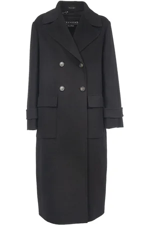 Max Mara Dames, Mantels, Zwart, Maat: S Wol
