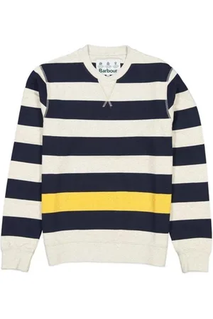Barbour Heren, Sweatshirts & Hoodies, Blauw, Maat: S Katoen