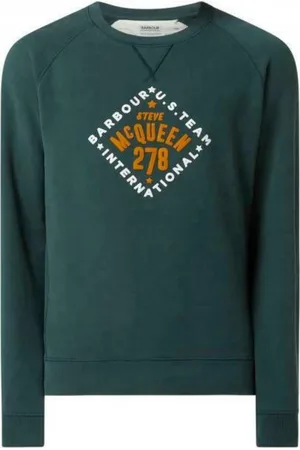 Barbour Heren, Sweatshirts & Hoodies, Groen, Maat: XL Katoen