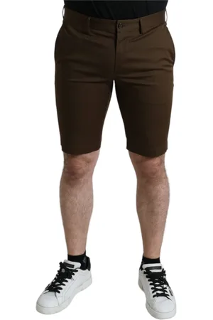 Dolce & Gabbana Heren, Korte broeken, Bruin, Maat: XS Katoen