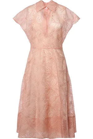 GENNY Dames, Jurken, Roze, Maat: M Zijde