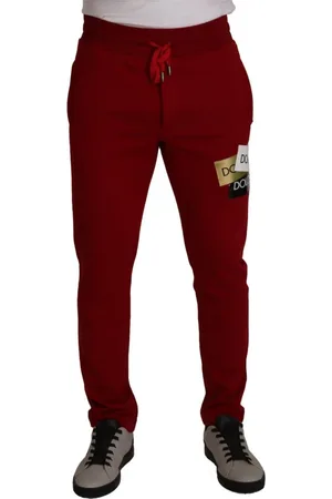 Dolce & Gabbana Heren, Broeken, Rood, Maat: XS Katoen
