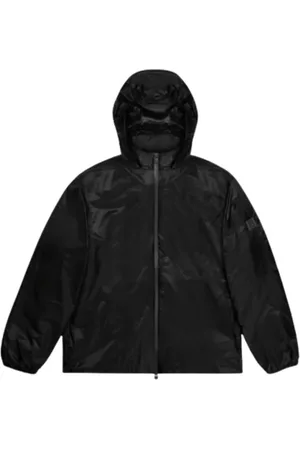 Rains Unisex, Jassen, Zwart, Maat: M Nylon