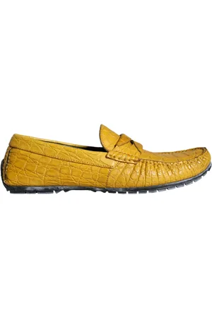 Dolce & Gabbana Heren, Schoenen, Geel, Maat: 43 EU Leer