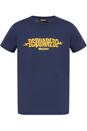 Dsquared2 Heren, Tops, Blauw, Maat: XL Katoen