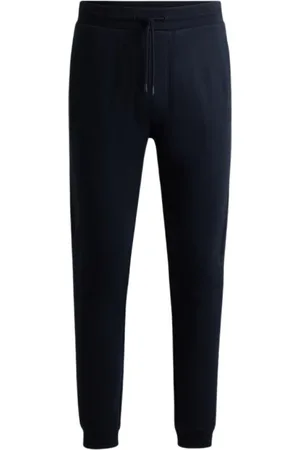 HUGO BOSS Heren, Broeken, Blauw, Maat: S