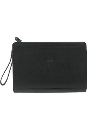 Burberry Dames, Pre-owned, Zwart, Maat: ONE Size Leer