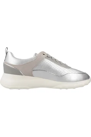 Geox Dames, Schoenen, Grijs, Maat: 37 EU Synthetisch