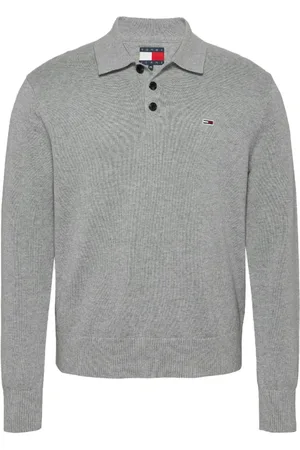 Tommy Hilfiger Heren, Truien, Grijs, Maat: XL Katoen