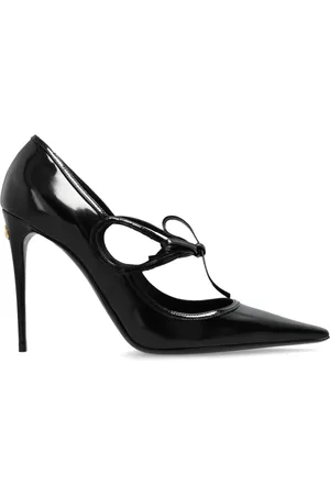 Dolce & Gabbana Dames, Schoenen, Zwart, Maat: 39 1/2 EU Leer