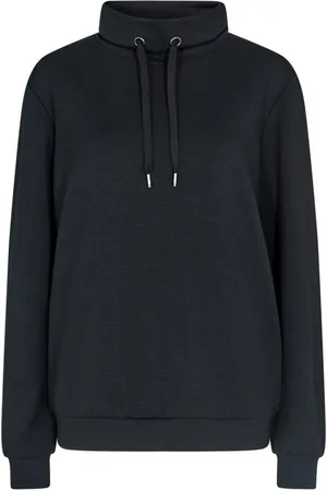 soyaconcept Dames, Sweatshirts & Hoodies, Zwart, Maat: S Modal