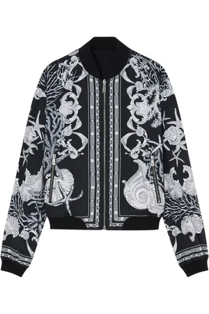 VERSACE Heren, Jassen, Zwart, Maat: XL