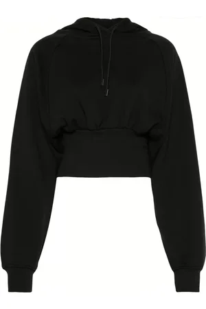 adidas Dames, Sweatshirts & Hoodies, Zwart, Maat: 2XS Katoen