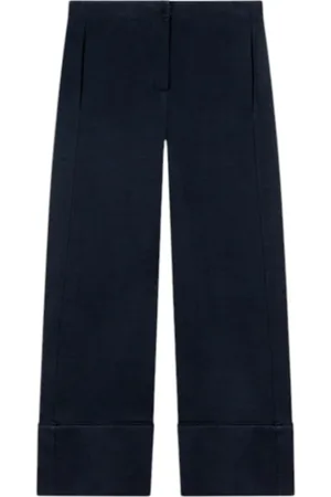 Dondup Dames, Broeken, Blauw, Maat: S Katoen