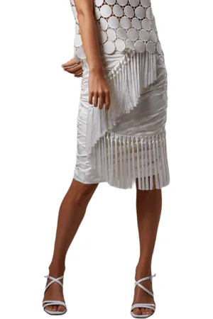 MOSKADA Dames, Rokken, Wit, Maat: XL