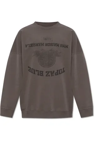Maison Margiela Heren, Sweatshirts & Hoodies, Bruin, Maat: M Katoen