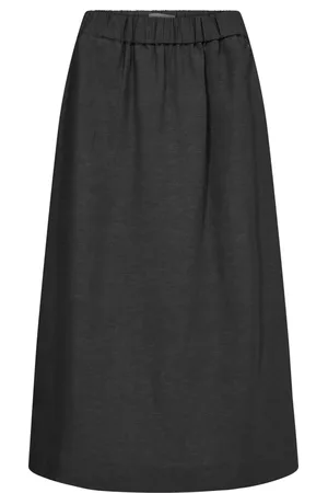 Mos Mosh Dames, Rokken, Zwart, Maat: XL Linnen