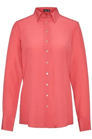 Van Laack Dames, Blouses & Shirts, Rood, Maat: S