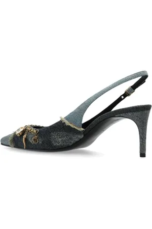 Dolce & Gabbana Dames, Schoenen, Groen, Maat: 39 1/2 EU Katoen