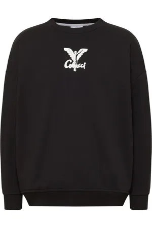 Carlo Colucci Heren, Sweatshirts & Hoodies, Zwart, Maat: S
