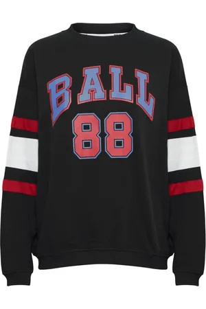 Ball Dames, Sweatshirts & Hoodies, Zwart, Maat: L Katoen