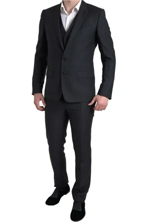 Dolce & Gabbana Heren, Pakken, Zwart, Maat: M Wol
