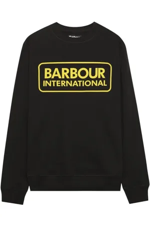 Barbour Heren, Sweatshirts & Hoodies, Zwart, Maat: M Katoen