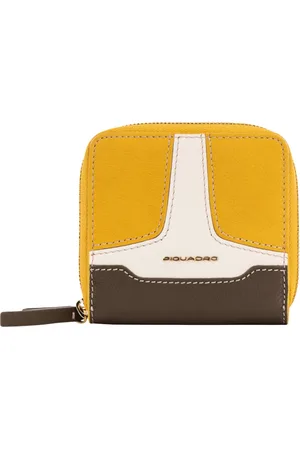Piquadro Dames, Accessoires, Geel, Maat: ONE Size Leer
