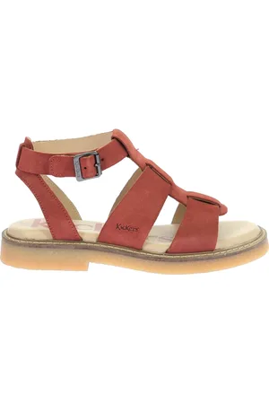 Kickers Dames, Schoenen, Rood, Maat: 38 EU Leer