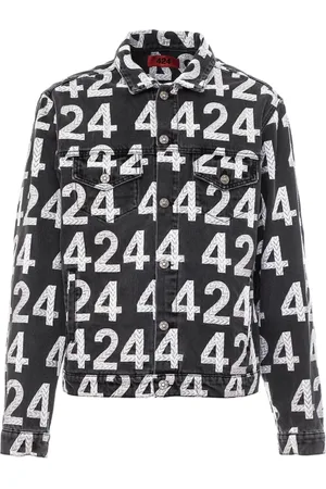 424 FAIRFAX Heren, Jassen, Zwart, Maat: L Denim