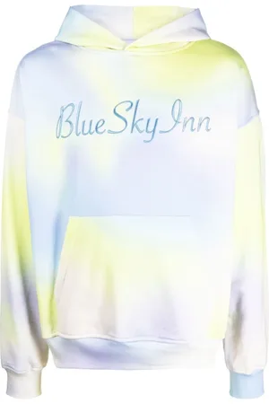 BLUE SKY INN Heren, Sweatshirts & Hoodies, Blauw, Maat: S Katoen