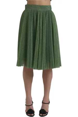 Dolce & Gabbana Dames, Rokken, Groen, Maat: S Katoen