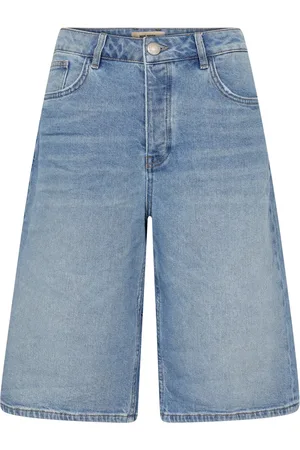Mos Mosh Dames, Korte broeken, Blauw, Maat: W28 Denim